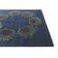 Tapis carré bleu marine