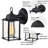 Outdoor Wall Lantern With Dusk To Dawn Black Outdoor Wall Lights 2 Pack