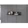 Torington 01 Wall Shelf 120cm - Modern L-Shaped Design in Tempered Glass