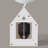  Salik 21" Kinetic Birdhouse Removable Pendulum Wall / Desk Clock (White)-195427352