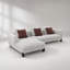 Upholstered 71 " Boucle L-Shaped Sectional
