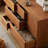 Solid wood multi-drawer design sideboard-228497054
