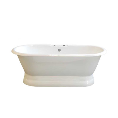 The Lagoon 5.5 ft. Cast Iron Double End Pedestal Tub by Strom Living