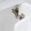 Meuble-lavabo de salle de bain avec lavabo, porte à fermeture douce, support de rangement et tablette ouverte-852459024