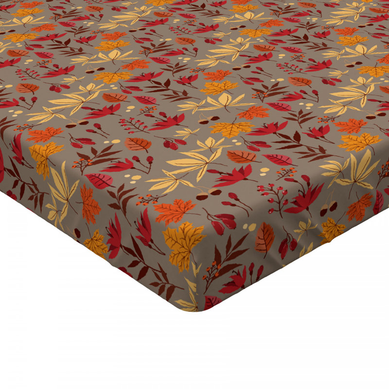 Microfiber Floral Fitted Sheet, Twin XL Fitted Sheet