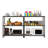 Romanas 3-Shelf Adjustable Rack With Steel Wire Shelves and Liners By Rebrilliant-1825088972
