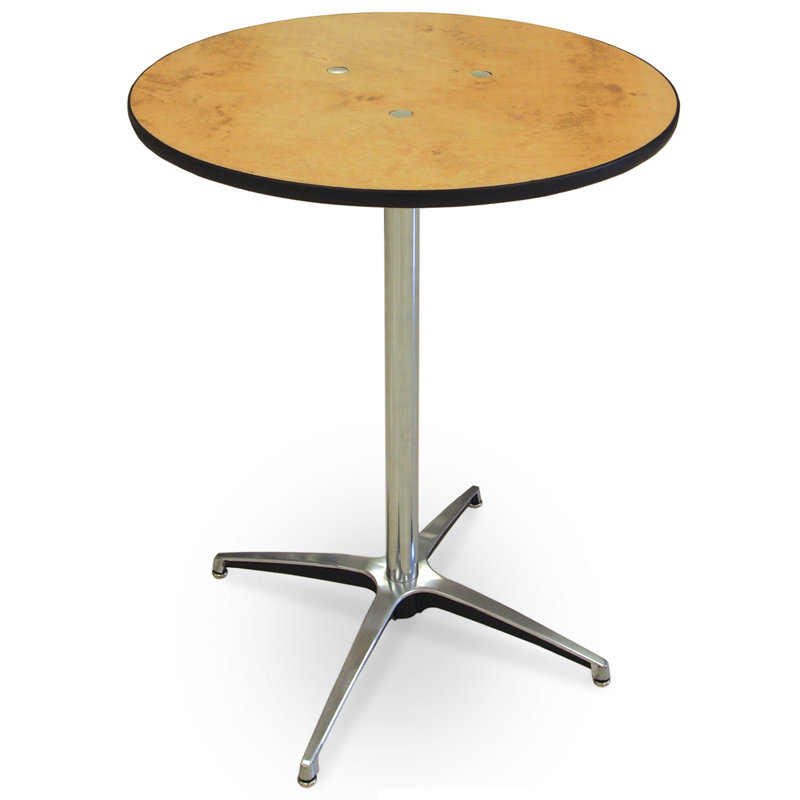 Table ronde ProRent, H 30 po x l 24 po x L 24 po