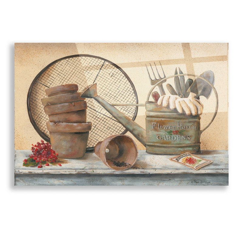 «Garden Shelf III» par Pam Britton, H 12 po x l 16 po x P 0,13 po