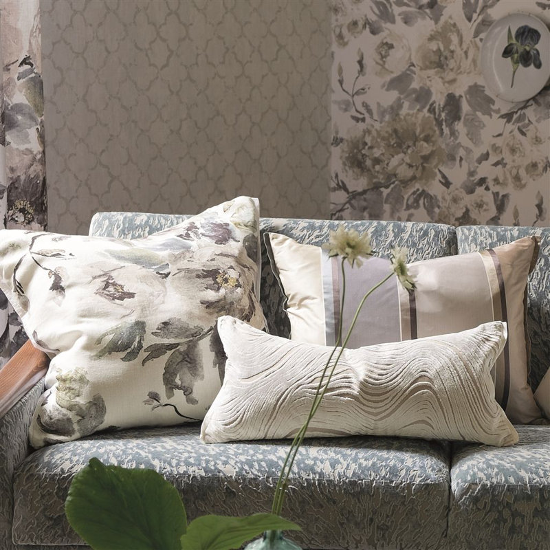 Shanghai Garden Ecru Decorative Pillow