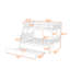 Lit simple superposé en bois avec lit gigogne et échelle-1434638439