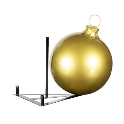 Support pour ensemble de 4 boules de Noël, noir (support seulement)