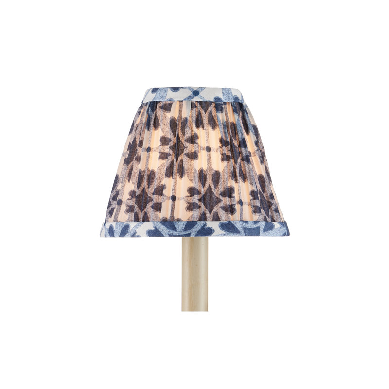 Pembrook - Tapered Chandelier Shade - Blue, Ivory