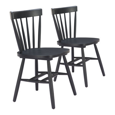 Ensemble de 2 chaises de salle à manger modernes pour table de cuisine avec siège rembourré