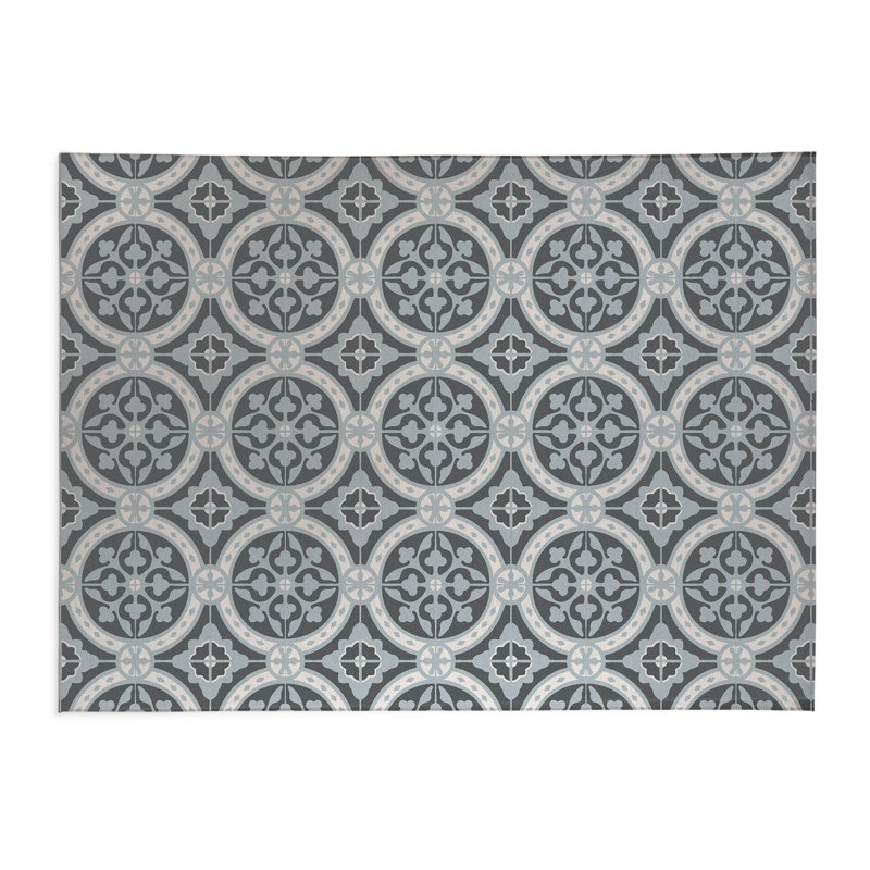 Tapis de lessive Aleah, Gris anthracite, Rectangulaire 3 pi x 5 pi