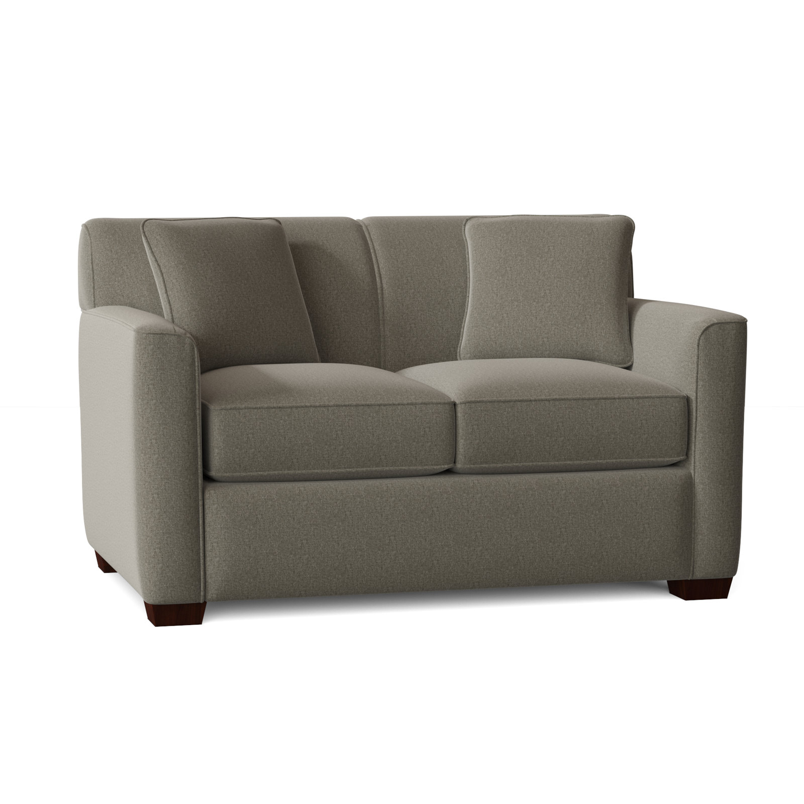 Keaton 60'' Upholstered Loveseat, Craftwood 16 Gray Performance Chenille, No