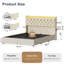 Lit plateforme tapissier Coba avec tiroirs de rangement et station de charge-1289601793-1289601804