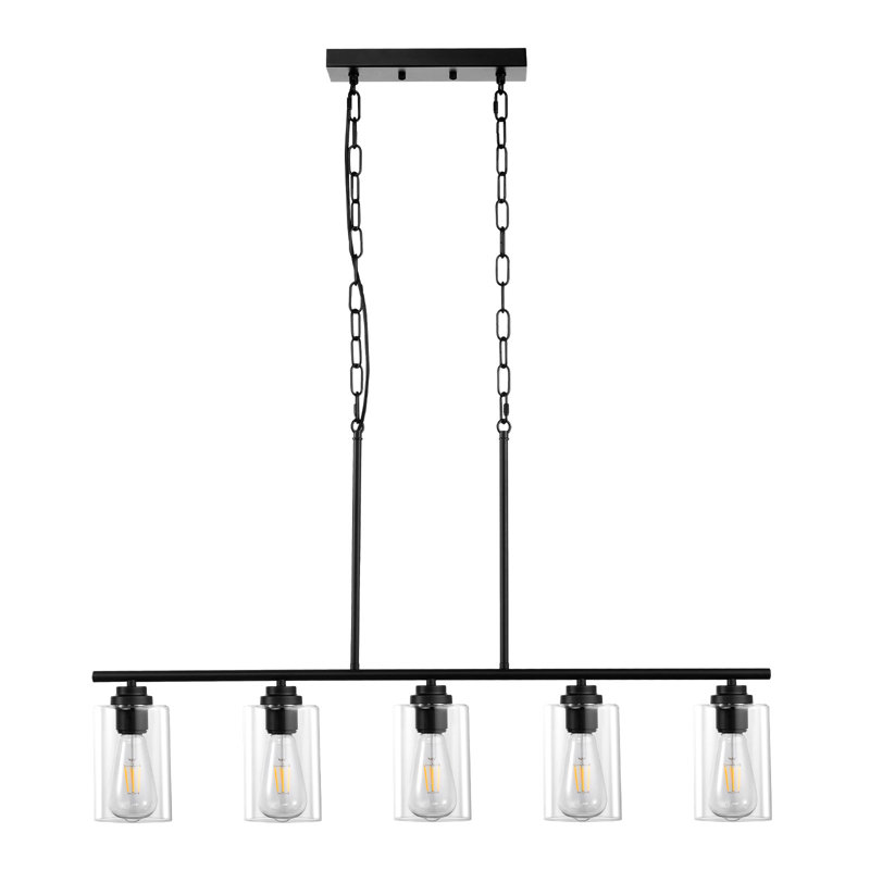 Luminaire suspendu pour îlot de cuisine 5 lumières 60W E26