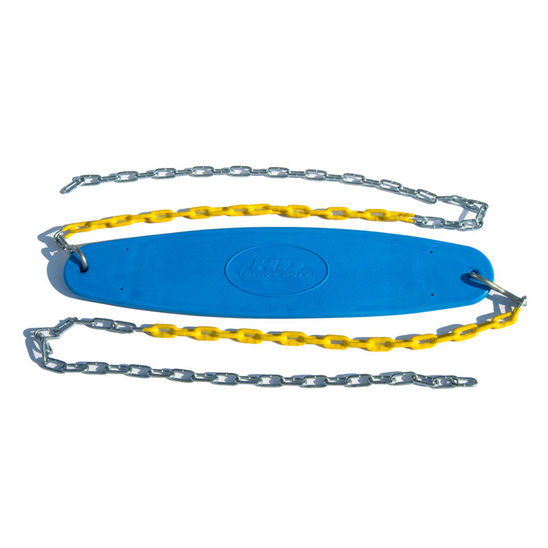 Blue and Green Heavy Duty Swing Set Bundle with Chains