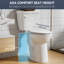 Toilette allongée deux pièces conforme à l'ADA, siège simple à chasse douce 1,28 GPF, céramique blanche