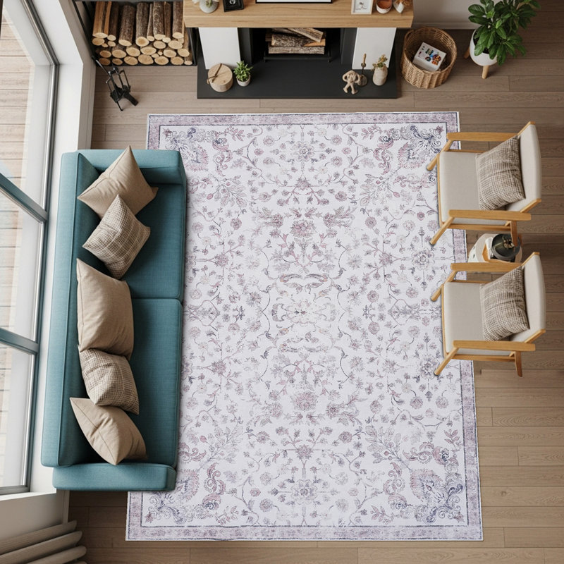 Tapis lavable Ketter Primavera 5 x 7, Rectangulaire 8 pi x 10 pi