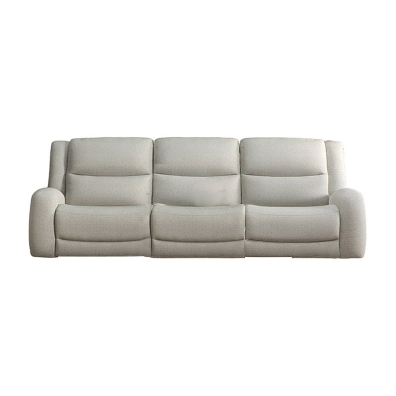 Canapé transitionnel l 88,4 po, beige, Tissu beige