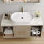 Meuble-lavabo de salle de bain 22,8 po