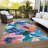 Machine Washable Indoor/Outdoor Claudian ACN1488 Navy Rug-103147989