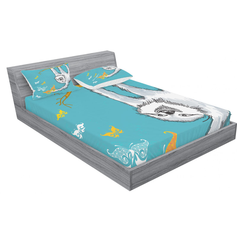 Microfiber Patterned Sheet Set, Full Sheet Set + Fitted Sheet + 2 Pillowcases