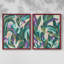 Jungle Wave I - reproduction encadrée de qualité supérieure - prête à être accrochée - aucun clou requis - aucun clou requis-108016477-108016483