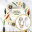Motif bohème beige rétro nomade Ii - miroir décoratif boho, grand miroir mural rond Boho, impression d'art en métal-99625466