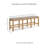 Leannah Polyester Upholstered Bench