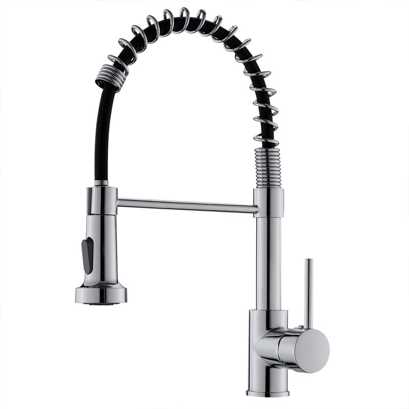 Pull-down Sprayer Brass Modern Classic Kitchen Faucet For Optimal Cleaning