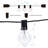 25ft 25-Bulb Outdoor Globe String Light with 5W G40 Bulbs Connectable