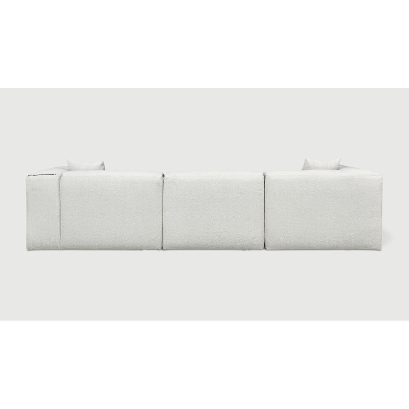 Nest Modular 5-PC Sectional Morris Nest Modular 5-PC Sectional Morris Nest Modular 5-PC Sectional, Fog Boucle