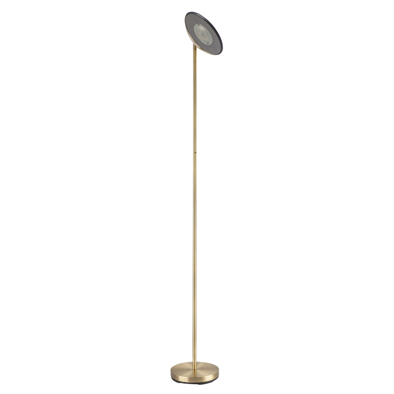 Modern Uplighter Floor Lamp With Memory Dimmer Button By 