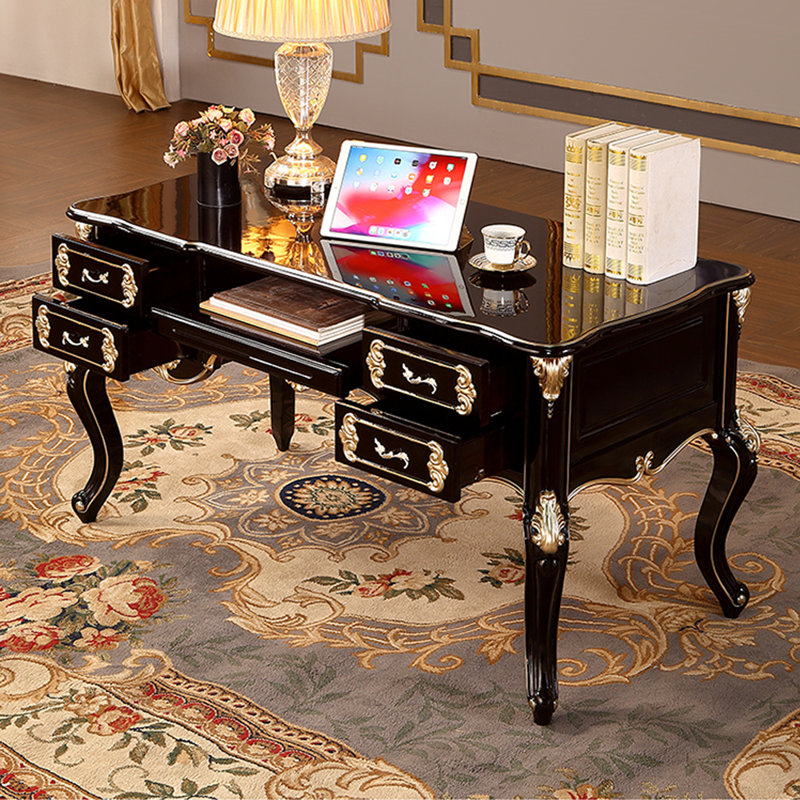 Bureau de style européen, H 31,1 po x l 47,24 po x P 25,59 po
