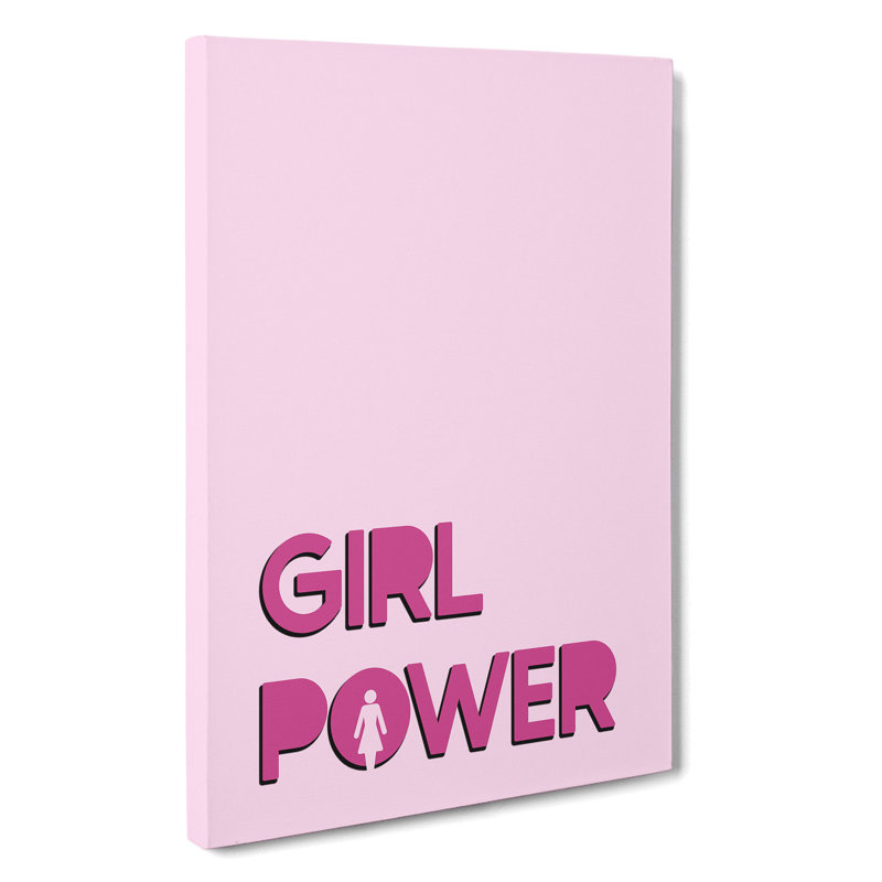 Girl Power - Wrapped Canvas, 50cm H x 35cm W x 3cm D