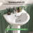 Liberty 31.5" Tall White U-Shaped Vitreous China Pedestal Bathroom Sink with Overflow