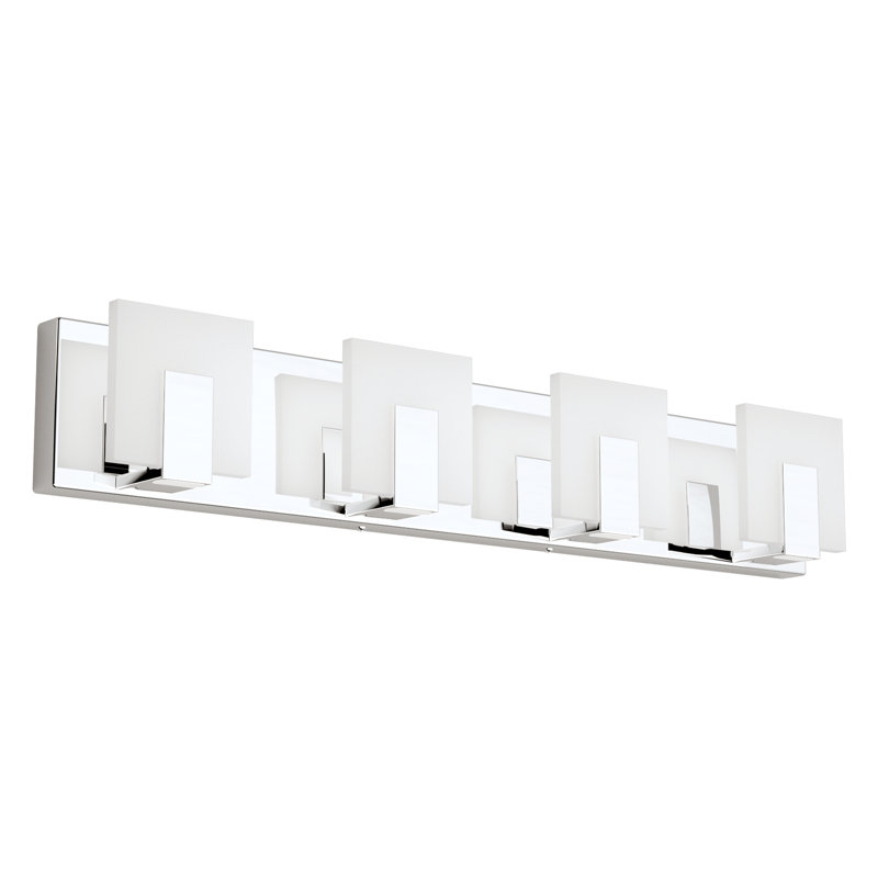 LED Chrome Vanity Light Bathroom Light Fixture, 4