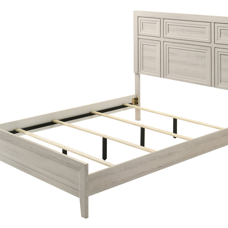Mobilier de chambre à coucher encastré à panneau, Grand lit