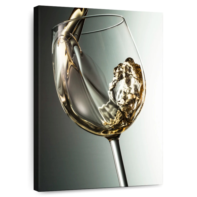 Yarlin Smooth White Wine, 24" H x 16" W