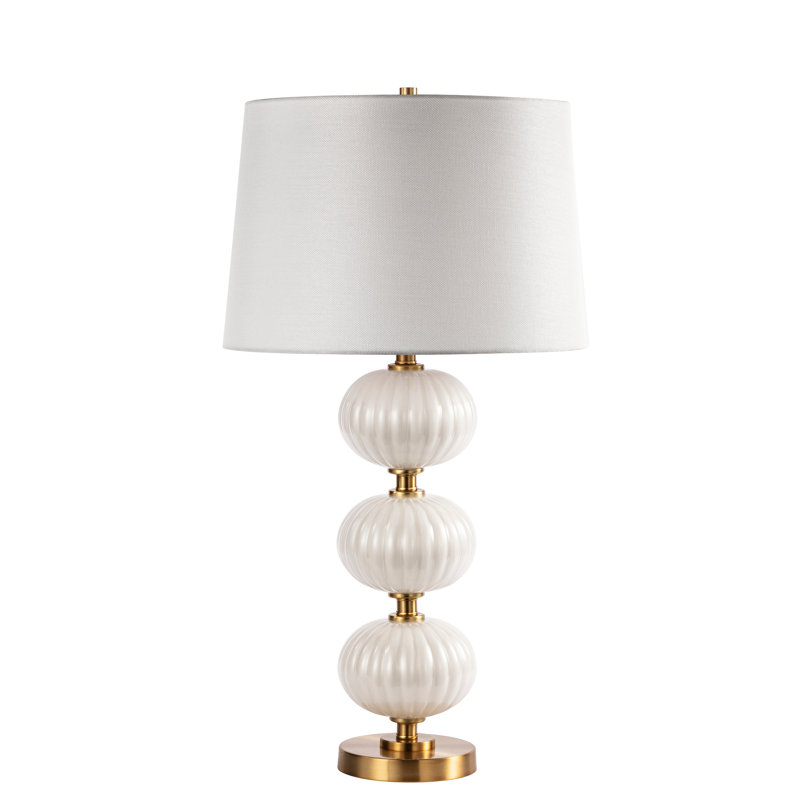 Lampe de table 29 po Greghor, Blanc