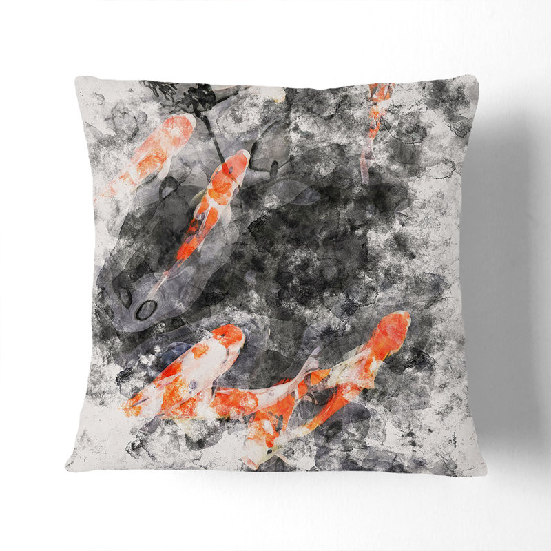 Square Throw Cushion, White, 40cm H x 40cm W x 15cm D