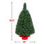 Arbre de Noël de table portable avec base en béton vert-372539491-331898141