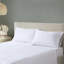 Draps avec édredon taupe et mauve
