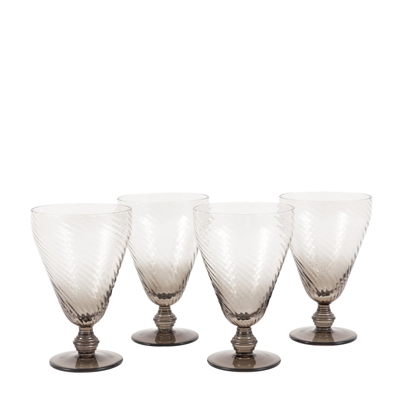 355 ml Wine Glass Set, Grey