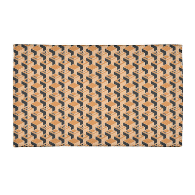 Chenille Geometric Indoor Rug