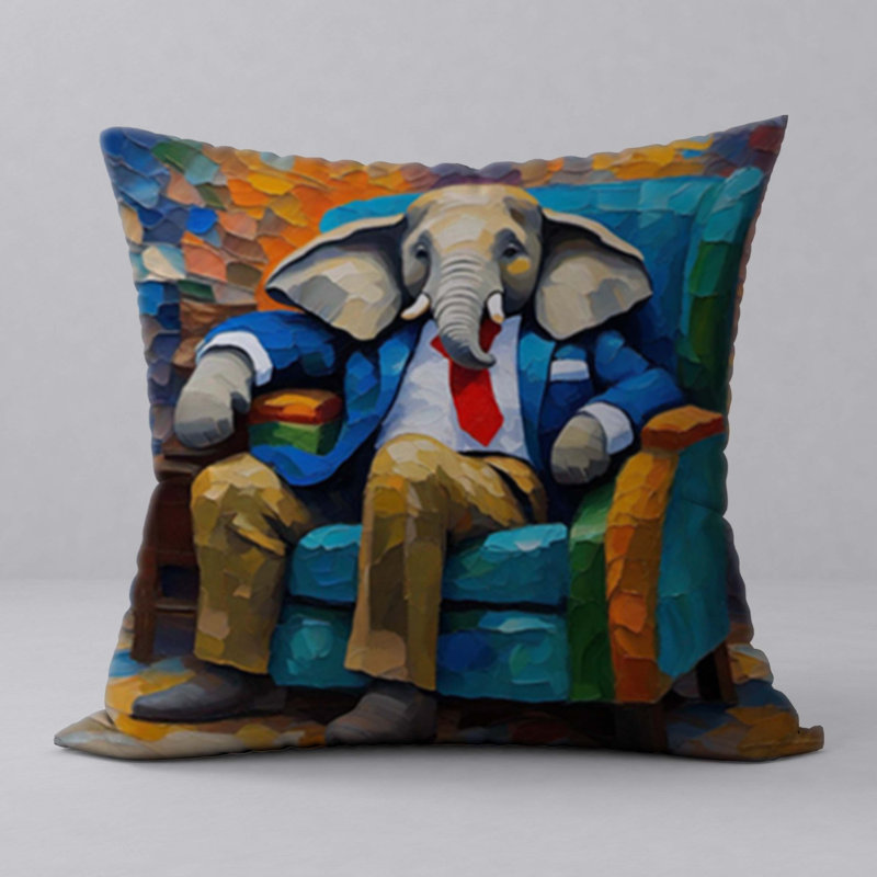 Reversible Throw Pillow