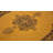 Machine Washable Printed Medallion Mustard Yellow and Black Slip Resistant Area Rug-115433880