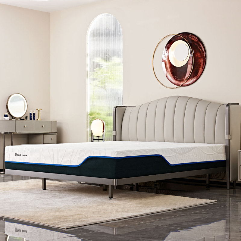 Matelas en mousse viscoélastique imprégnée de gel 10 po Luck Home, Double